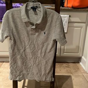 POLO By Ralph Lauren grey collared shirt